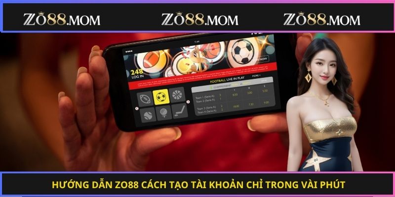 Hướng dẫn Zo88 cách tạo tài khoản chỉ trong vài phút