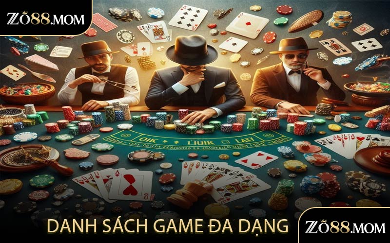 Danh Sách Game Đa Dạng